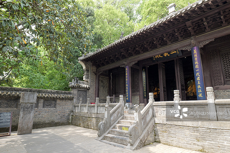 湖北襄阳古隆中景区大殿图片素材