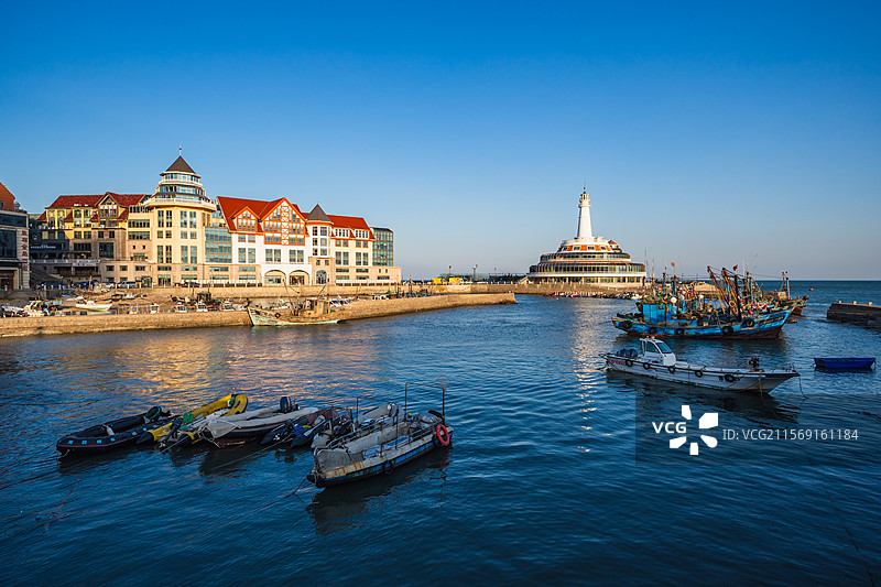 青岛极地海洋公园码头图片素材