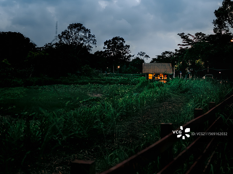 乡村入暮图片素材