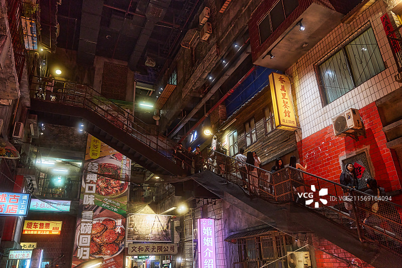 长沙市文和友，穿越80年代的老长沙，文和友沉浸式打卡全记录。图片素材