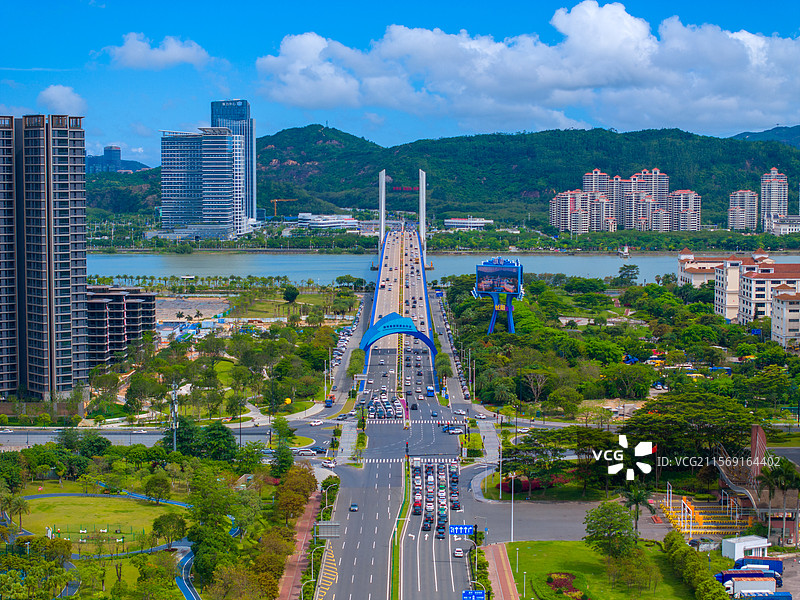 横琴新区横琴大桥图片素材