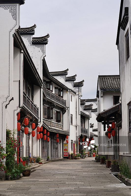 浙江衢州市龙游民居苑图片素材