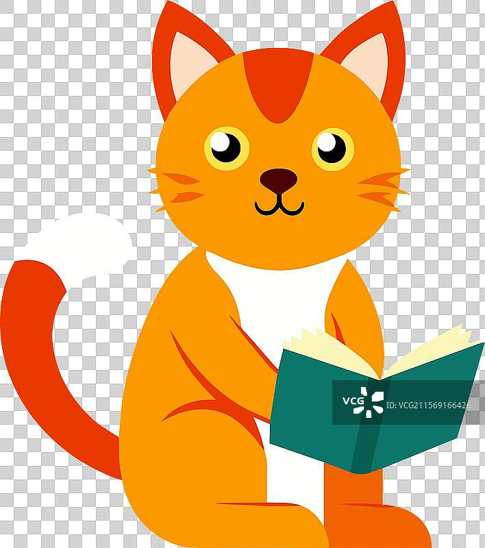 英国野猫学习图标图片素材