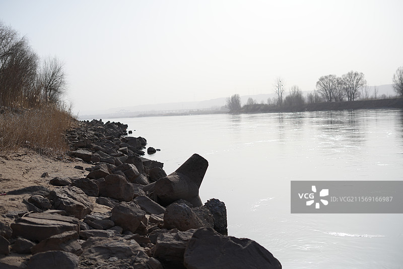 黄河流域宁夏中卫段图片素材
