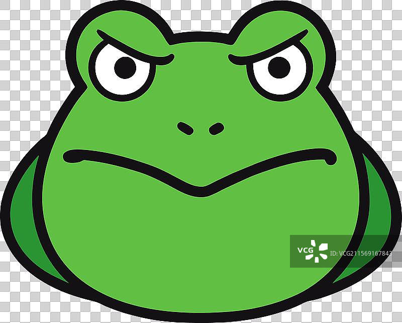 愤怒的棕色安诺尔蜥蜴图标图片素材