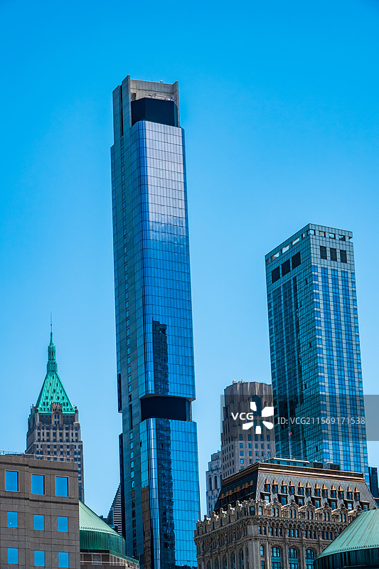 纽约掠影—哈德逊河，巴特里公园（The Battery)图片素材
