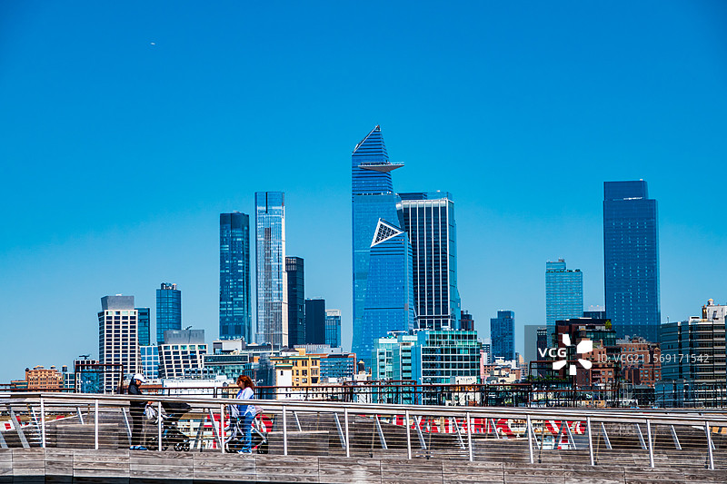 纽约掠影—哈德逊河，巴特里公园（The Battery)图片素材
