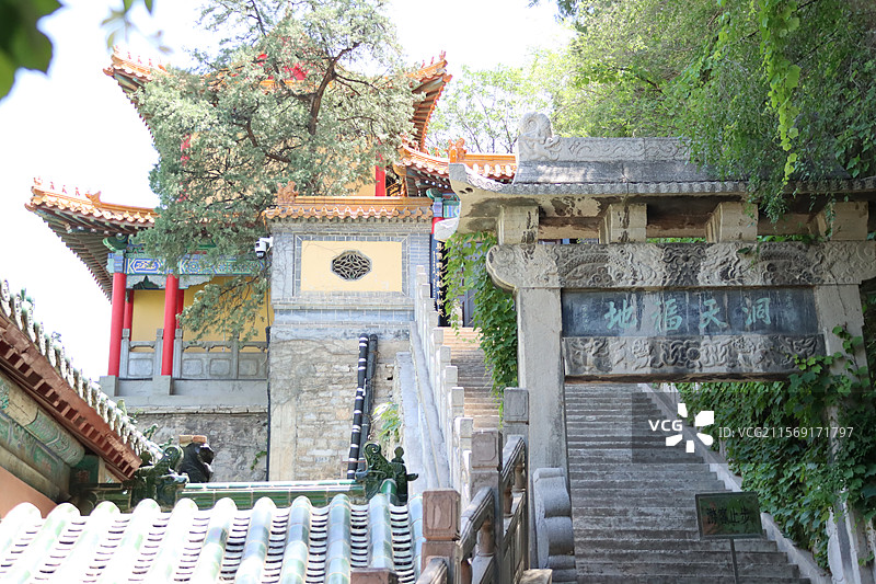 济南千佛山 兴国禅寺 洞天福地图片素材