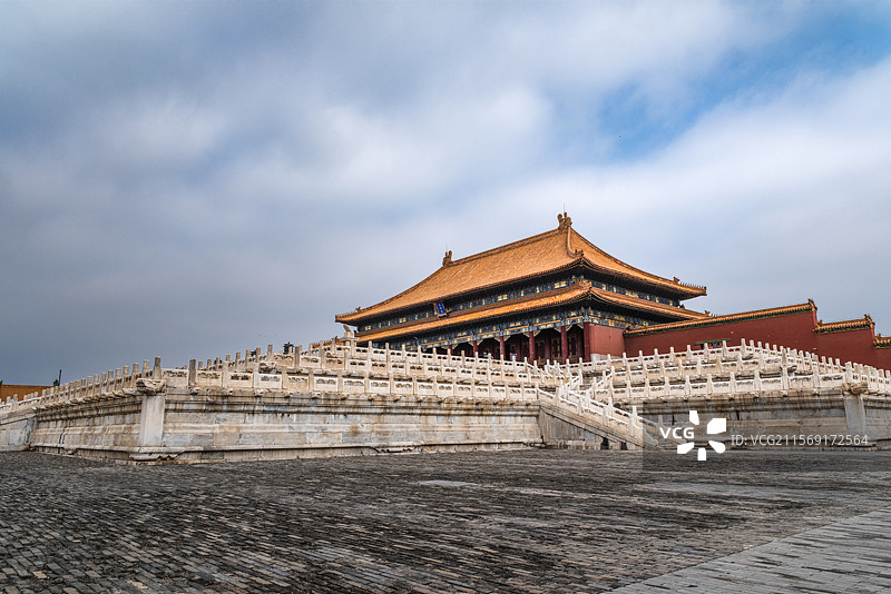 北京故宫太和殿风景图片素材