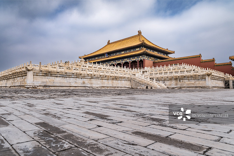 北京故宫太和殿风景图片素材