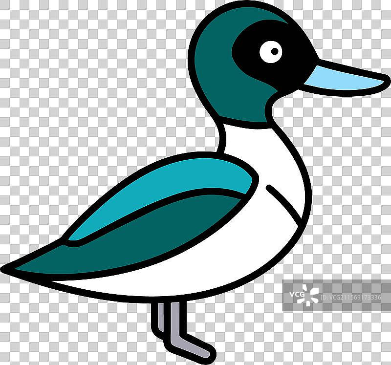 水鸭看起来像图标图片素材