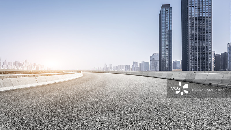 现代城市大道图片素材