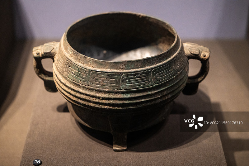 陕西历史博物馆 西周 宝鸡市岐山县董家村出土 此簋图片素材