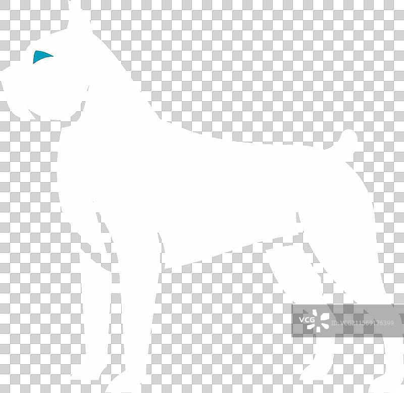 斗牛獒犬看起来像个图标图片素材