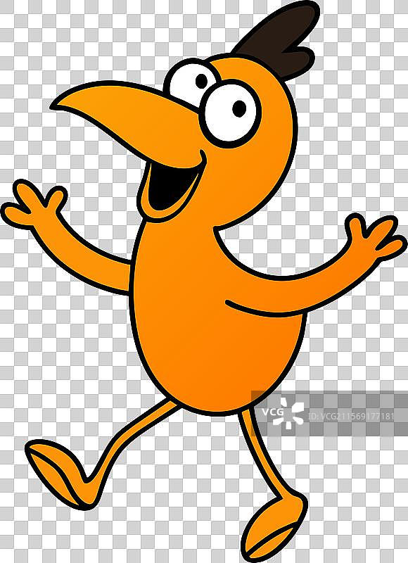 舞动的公牛黄鹂鸟图标图片素材