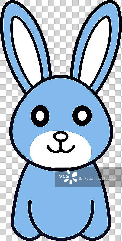 兔子飞行图标图片素材