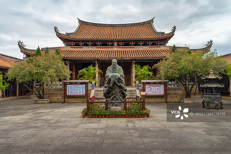 中国福建省漳州市漳州府文庙图片素材