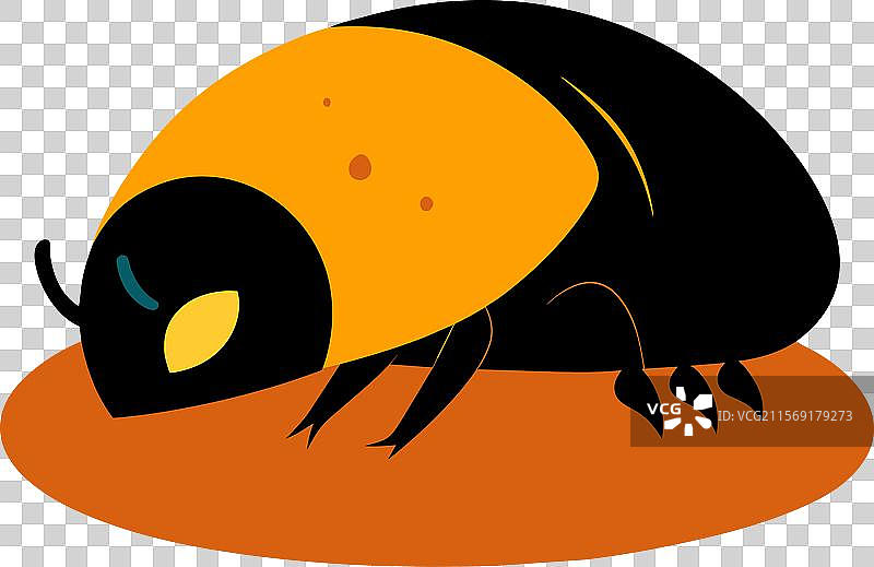 埋葬甲虫睡眠图标图片素材