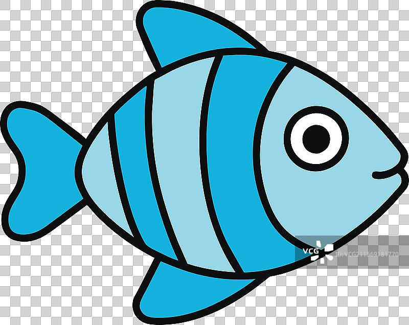 蝴蝶鱼阅读图标图片素材