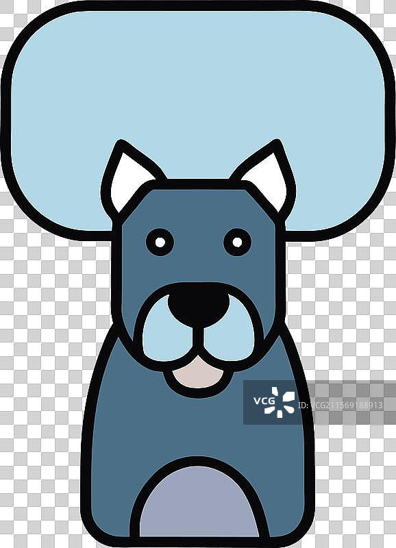 卡恩科尔犬说话图标图片素材