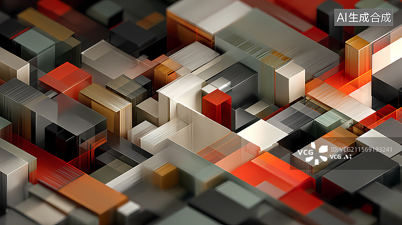 【AI数字艺术】抽象质感纹理科技感插图背景图片素材