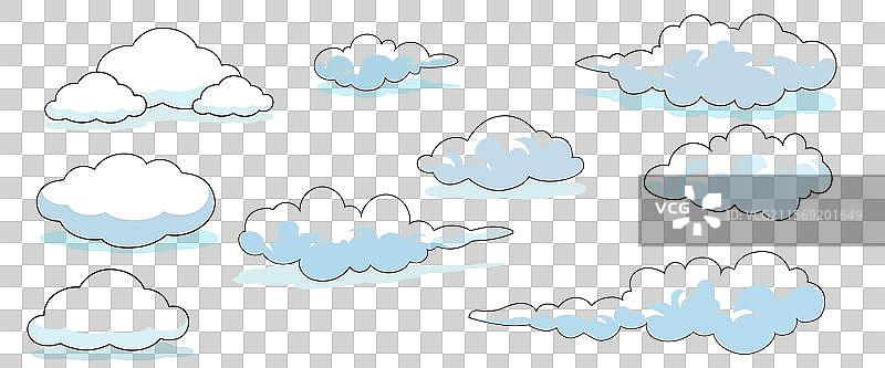 一组云彩图片素材