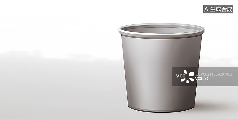 【AI数字艺术】灰色纸杯图片素材