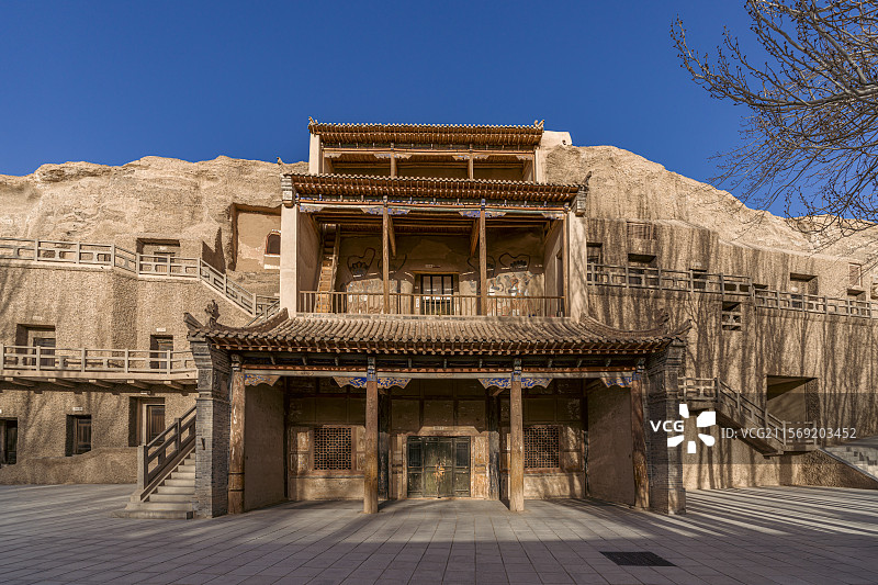 敦煌莫高窟藏经洞图片素材