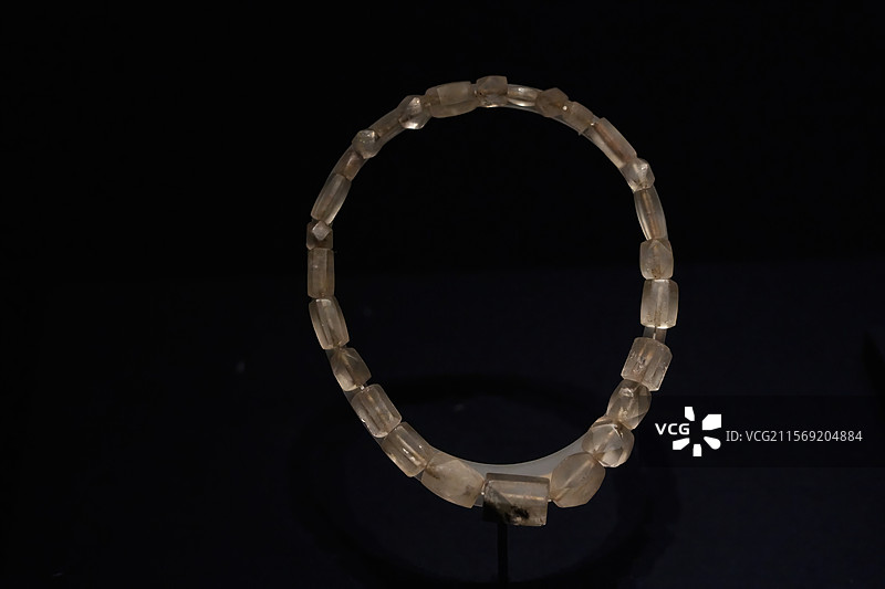 汉代水晶串饰图片素材