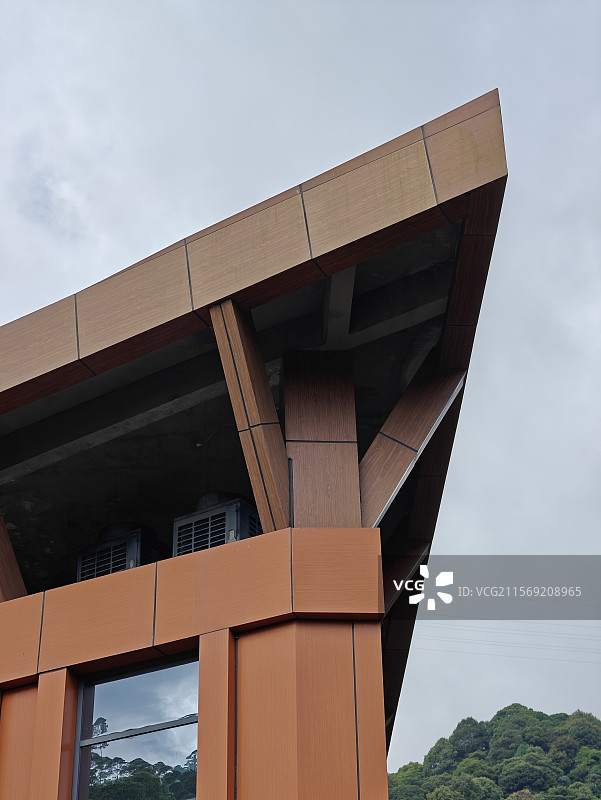 漳州平和县高峰谷景区游客中心图片素材