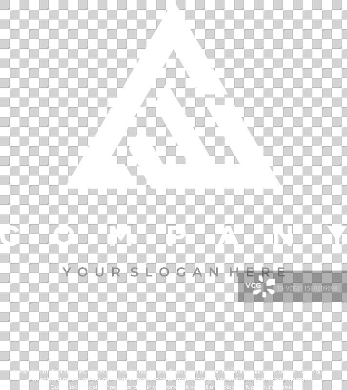 复古的AW字母标志图片素材