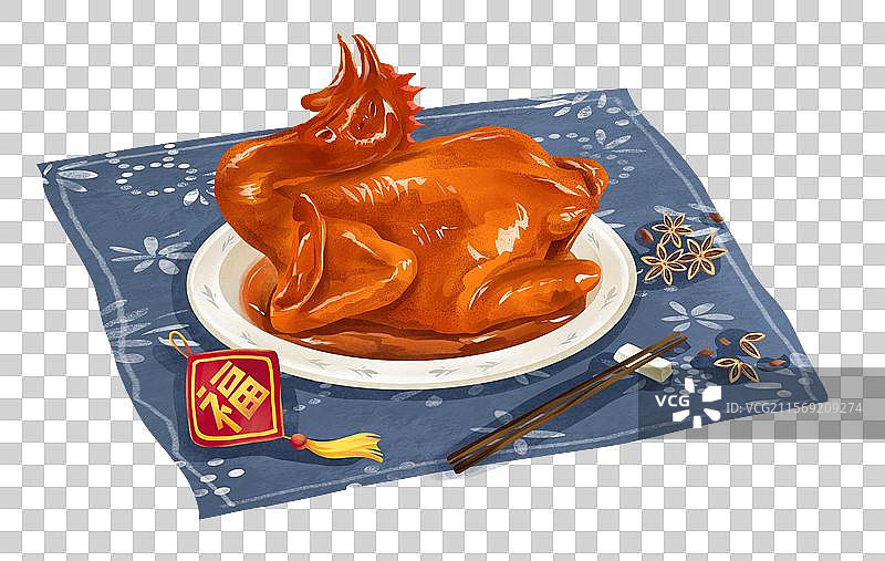 河南特色美食-道口烧鸡图片素材