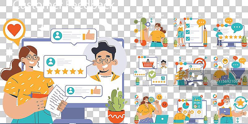 客户反馈：设置为暗色或夜间模式的消费者图片素材