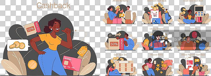 忠诚度计划黑暗或夜间模式设置奖励图片素材