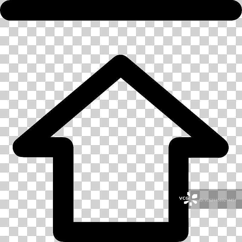 上传轮廓图标符号图像图片素材