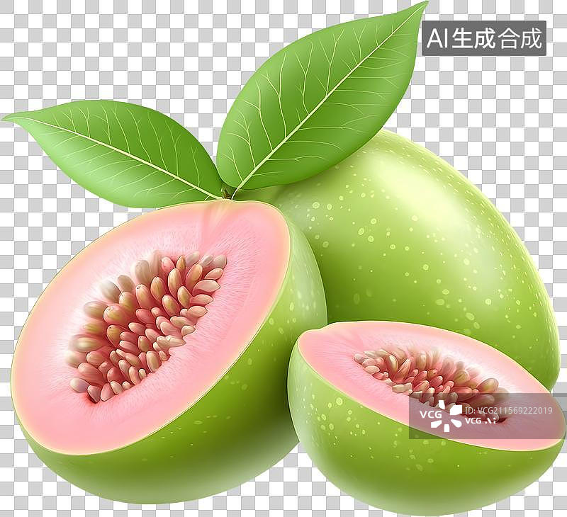 【AI数字艺术】3D卡通芭乐图片素材