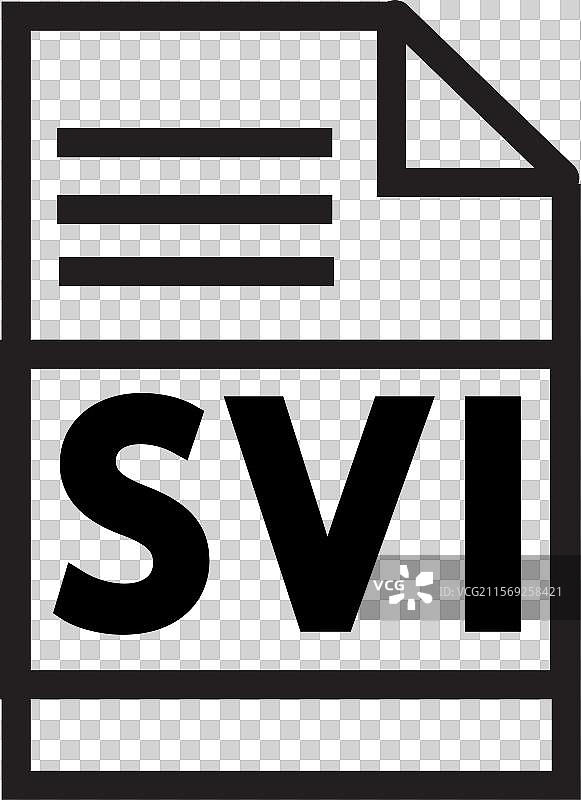 适合数字和的SVI文件文档图标图片素材
