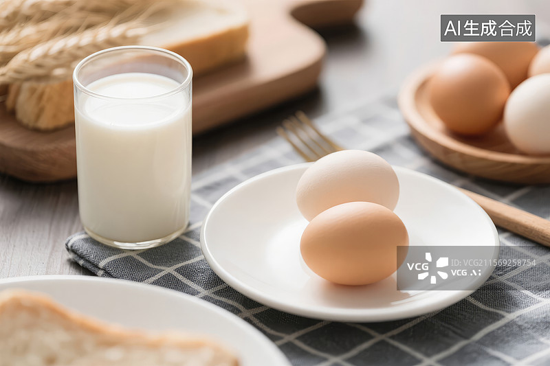 【AI数字艺术】营养早餐图片素材