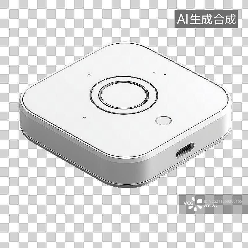 【AI数字艺术】白色方形智能设备图片素材