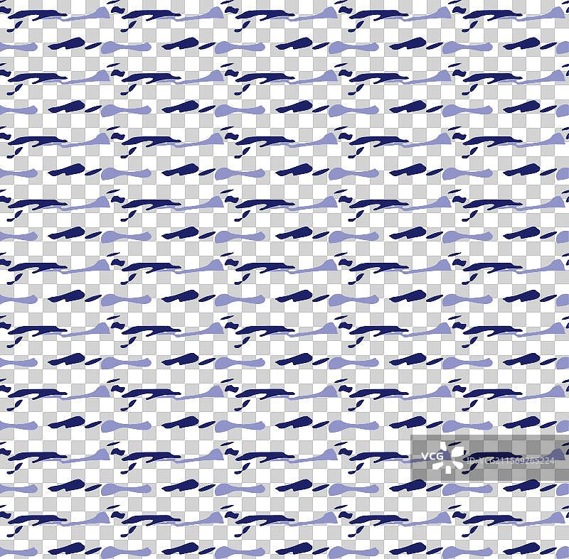 靛蓝染色效果抽象无缝图案图片素材