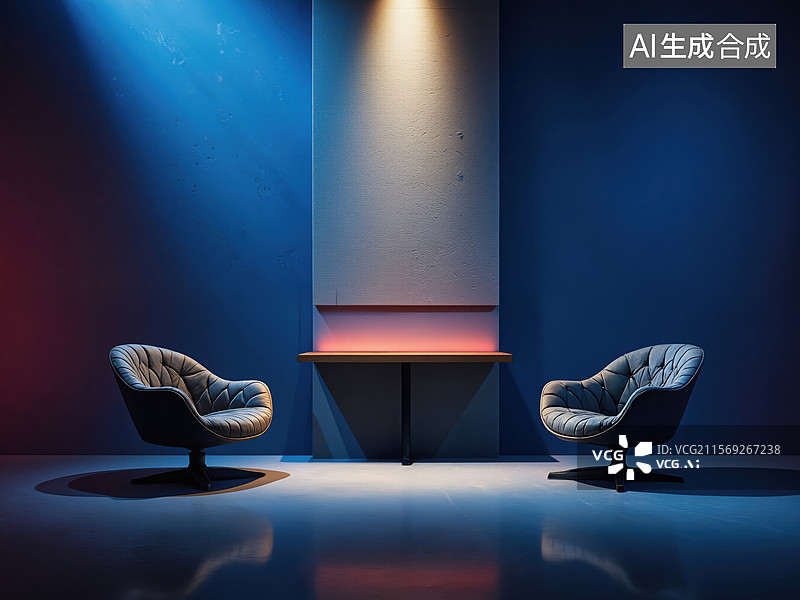 【AI数字艺术】现代简约室内设计图片素材