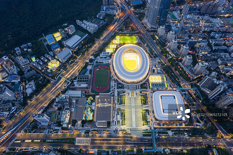 深圳体育馆 深圳体育中心 2025年广东全运会比赛场馆图片素材