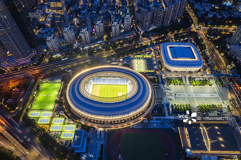 深圳体育馆 深圳体育中心 2025年广东全运会比赛场馆图片素材