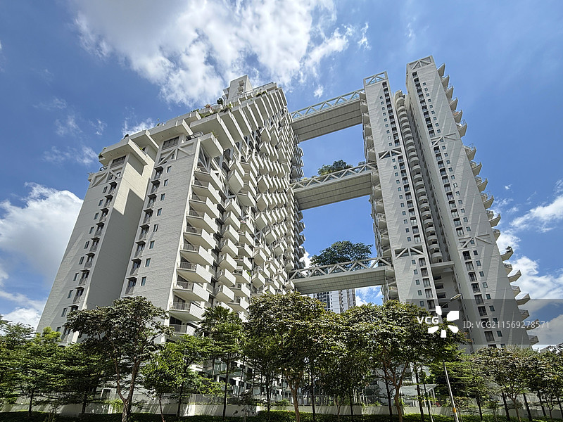 新加坡碧山地标建筑——晴宇公寓图片素材