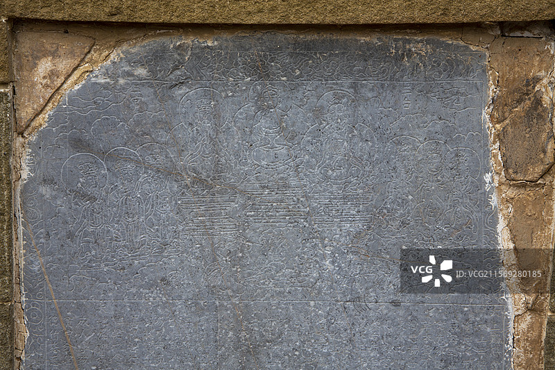 浮山县老君洞明代壁画+石刻图片素材