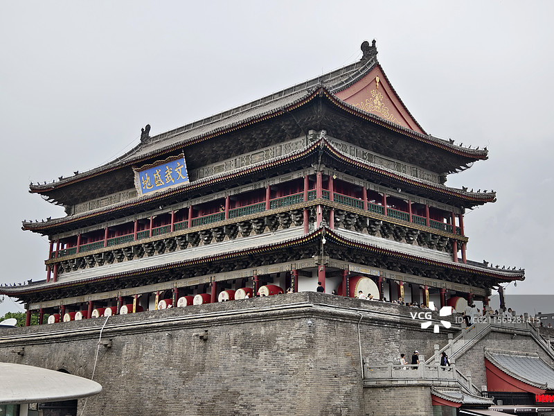 西安 鼓楼图片素材