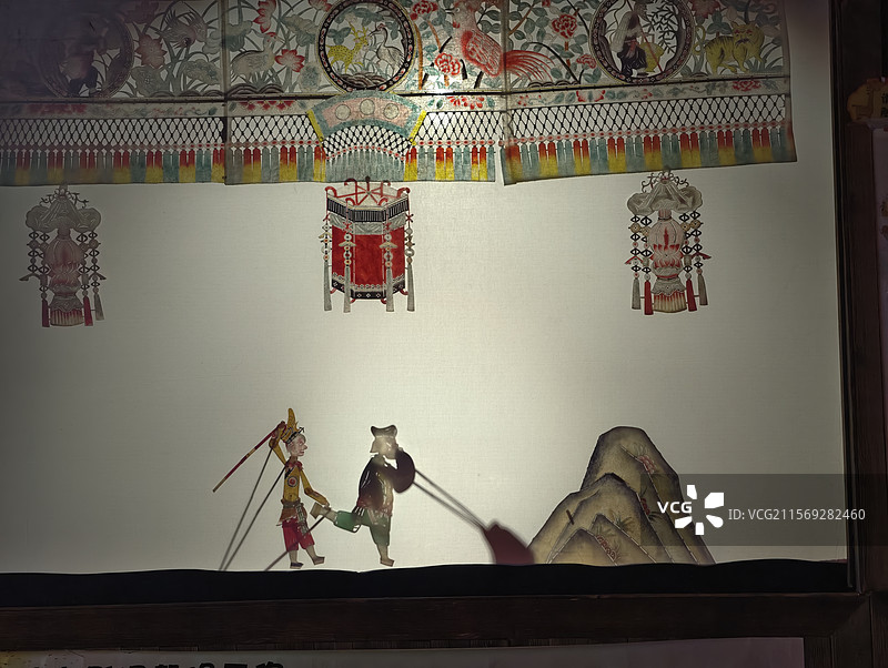 皮影戏 猪八戒背媳妇 文化遗产图片素材