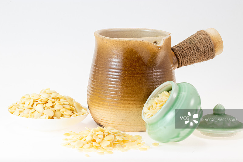 中药材杏仁图片素材