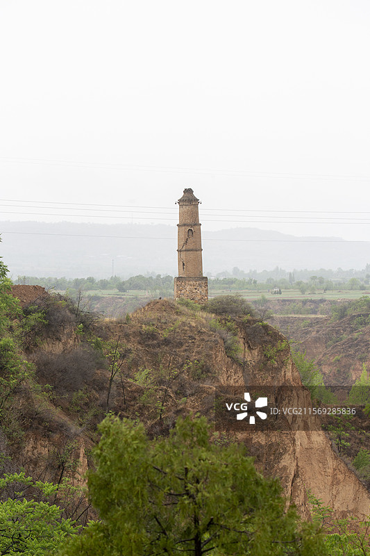 浮山县东陈村魁星塔图片素材