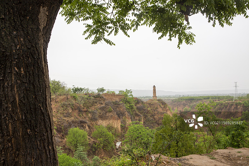 浮山县东陈村魁星塔图片素材